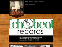Tablet Screenshot of echobeat-records.de